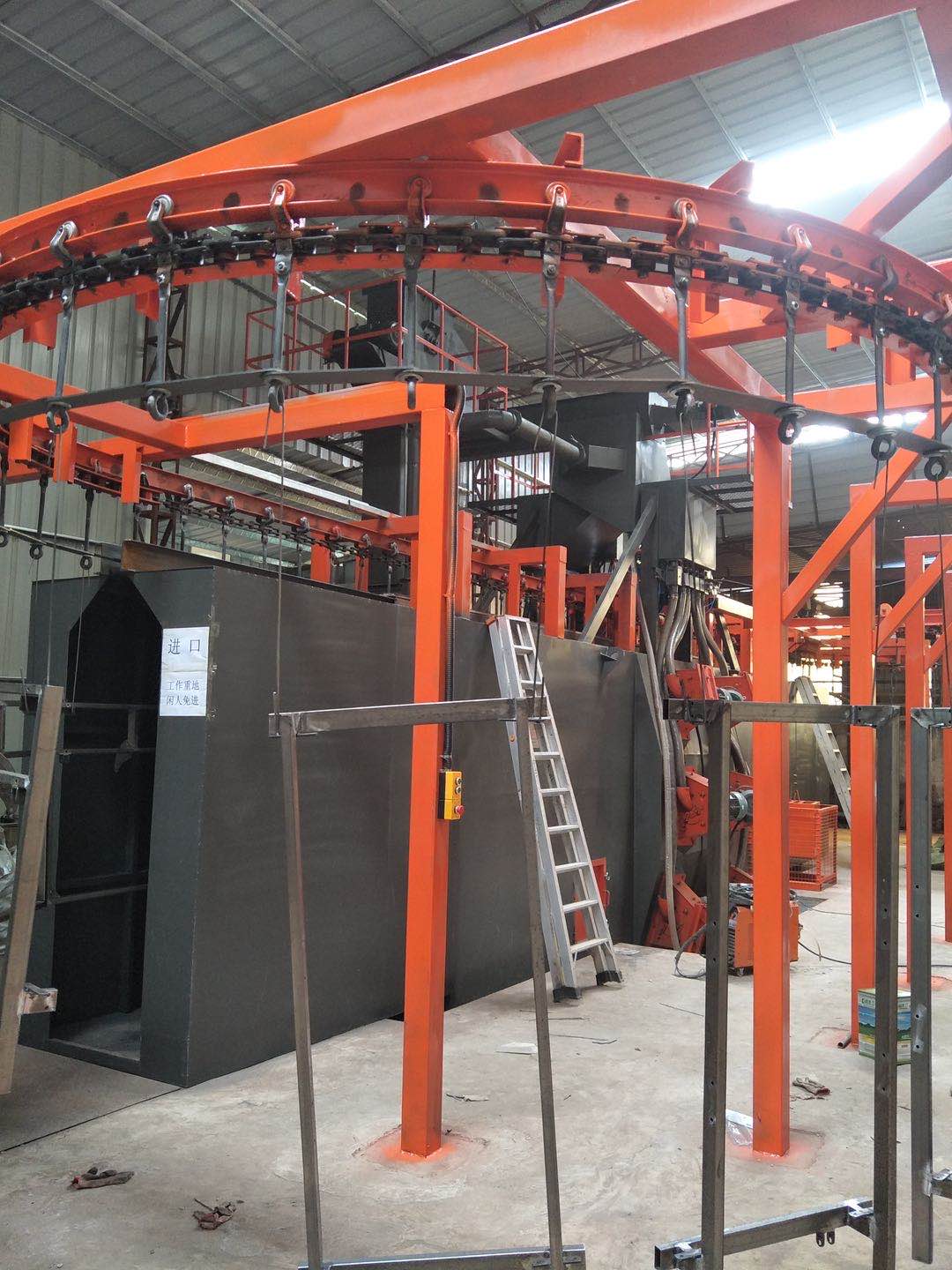 懸鏈通過式拋丸機(jī)